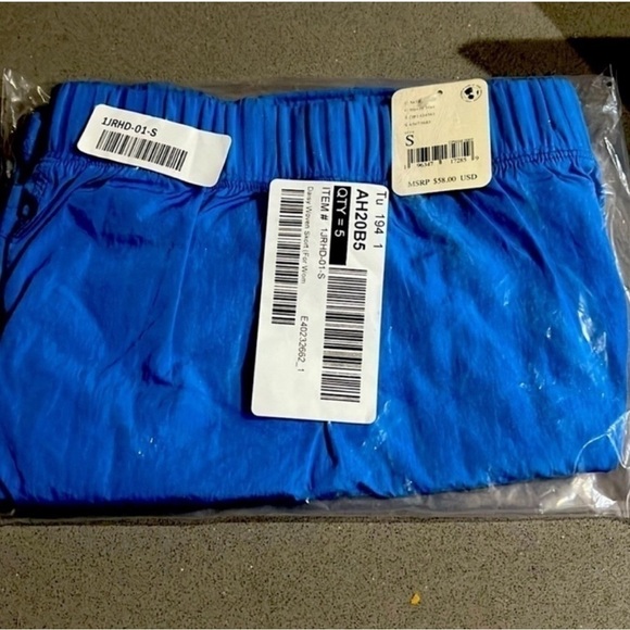 Free People Movement Daisy Woven Skort Blue S NWT - Picture 5 of 5